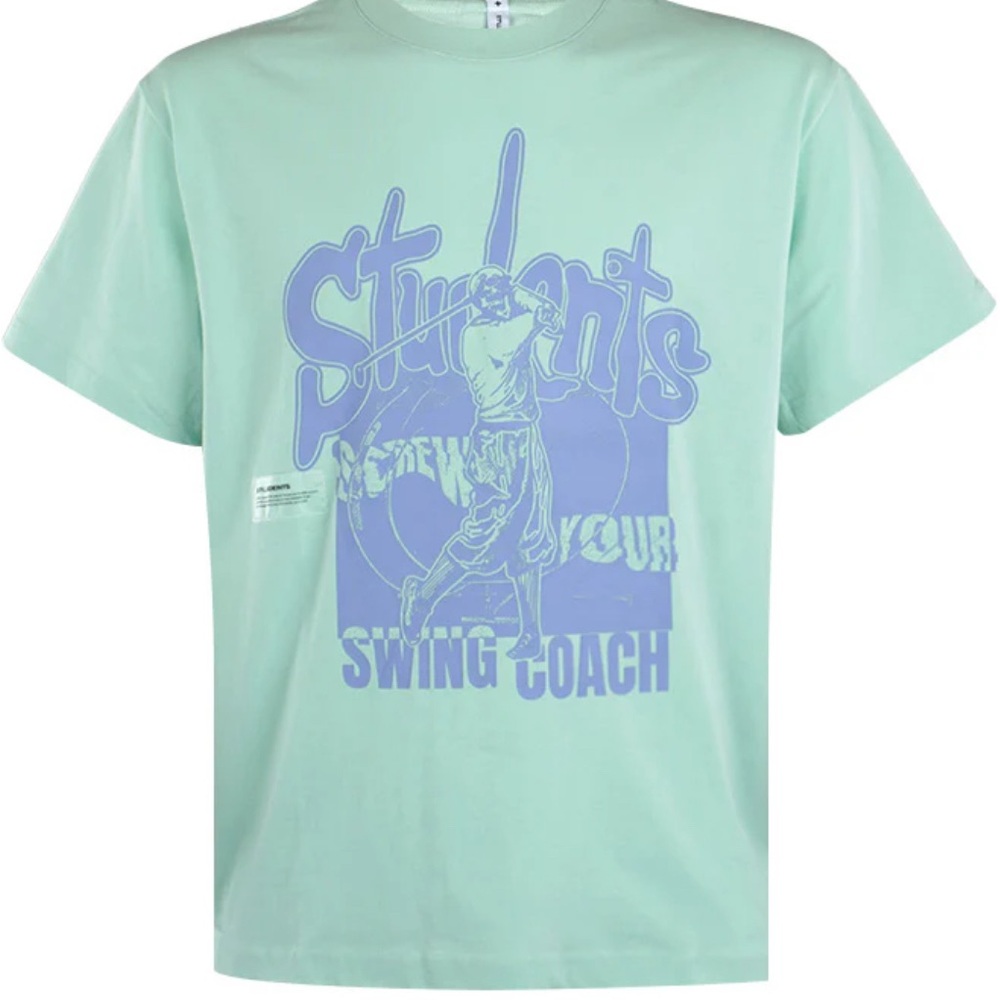 Student Golf Mint Green Graphic Tee